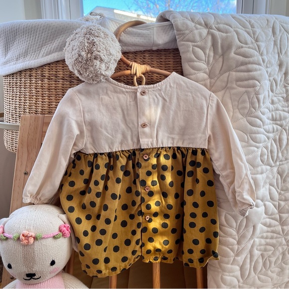 Zara baby girl dress polkadot 9-12M - Picture 7 of 8